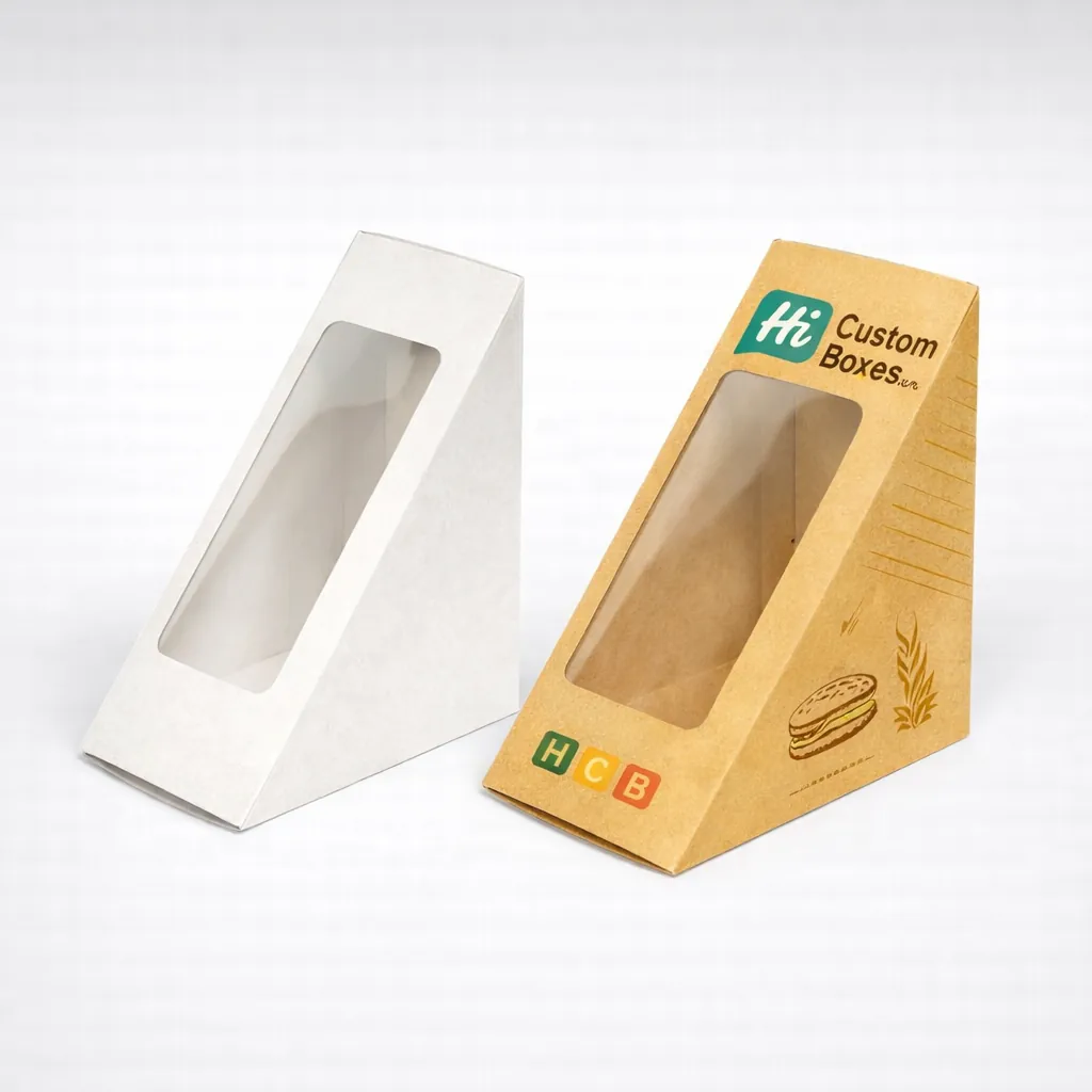 Two open cardboard mailer boxes, one plain brown and one featuring vibrant red panini branding. class=